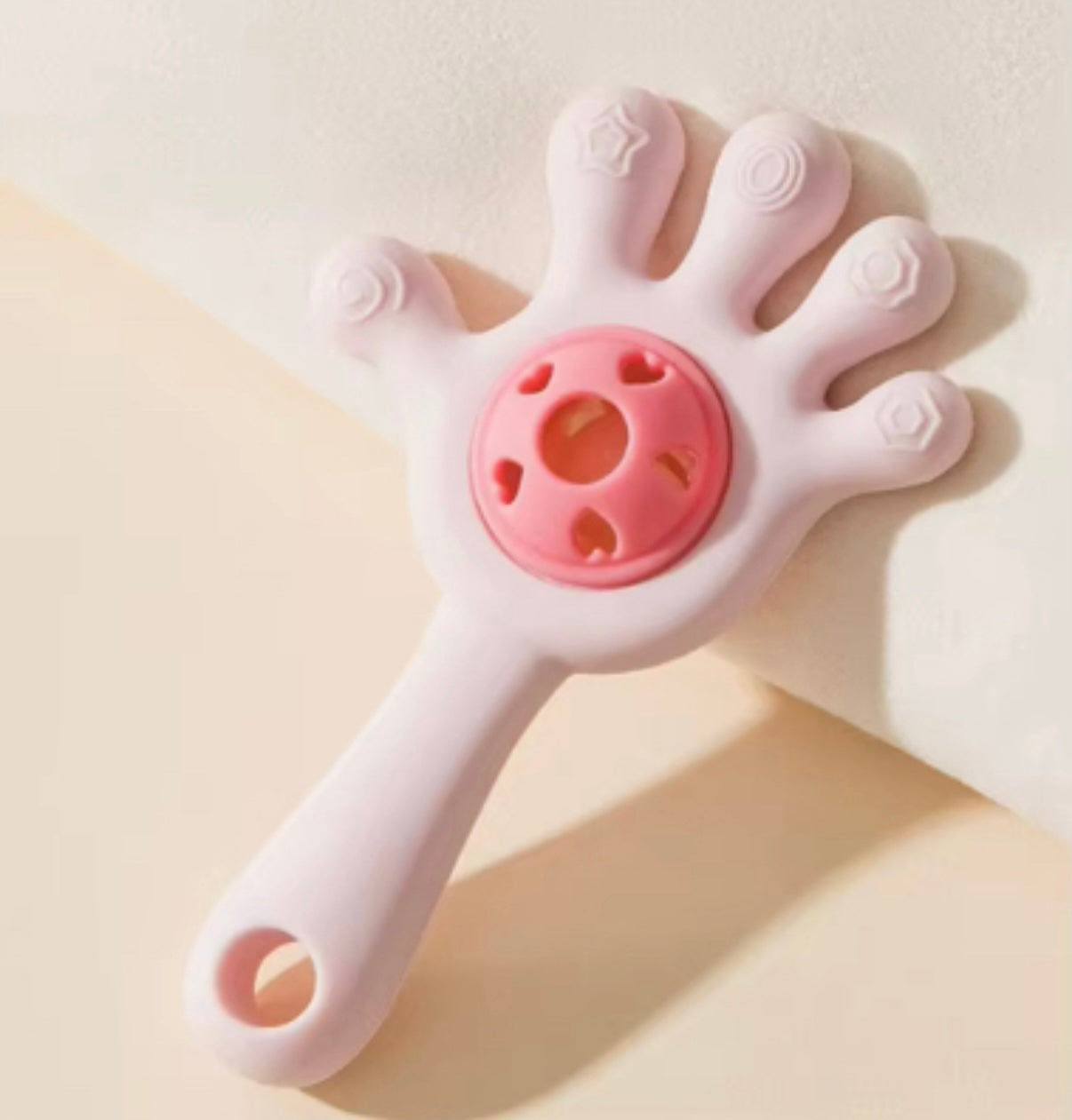 Hand Rattle Teether Toy