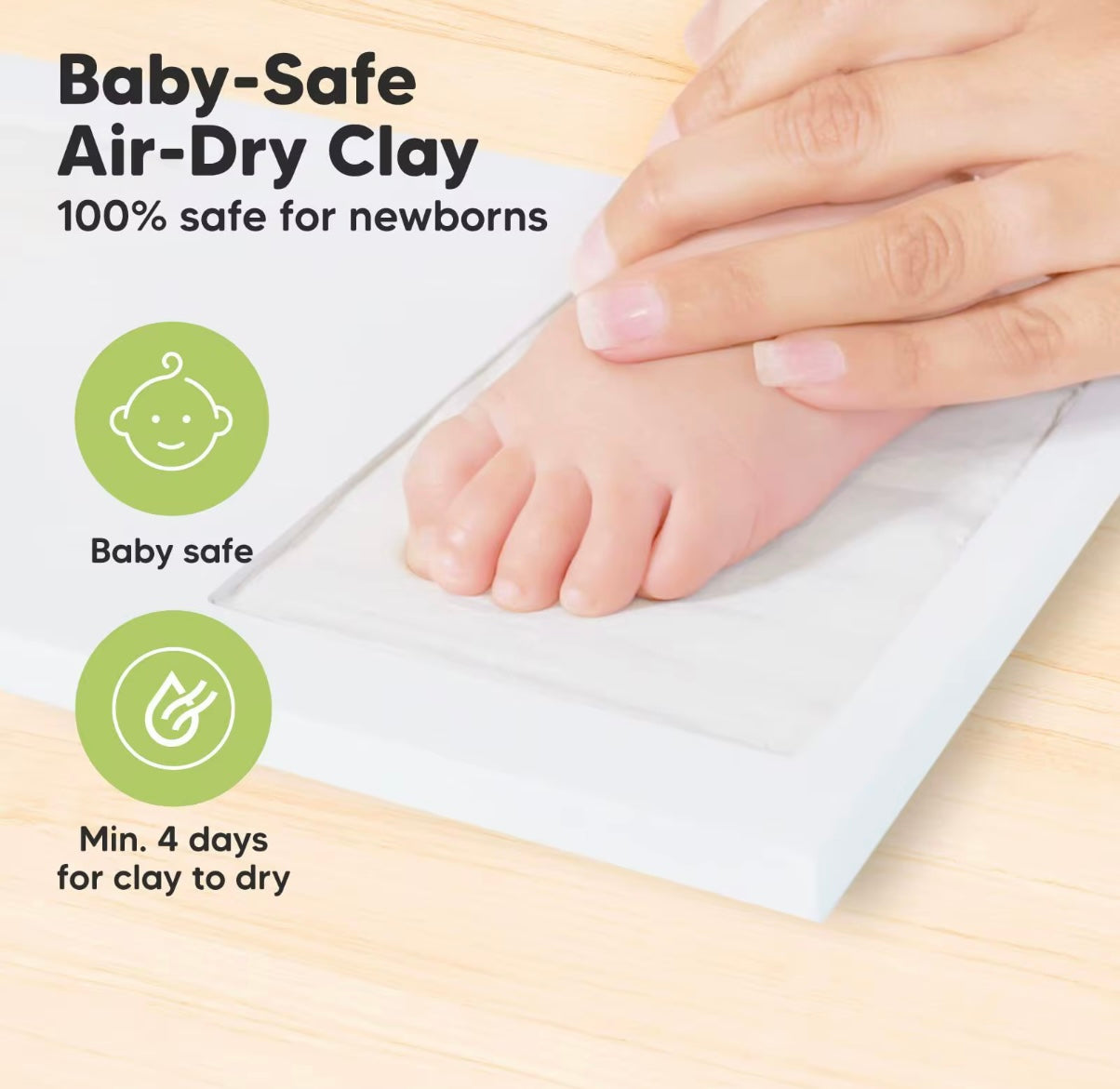 Baby Handprint Footprint
Keepsake Kit