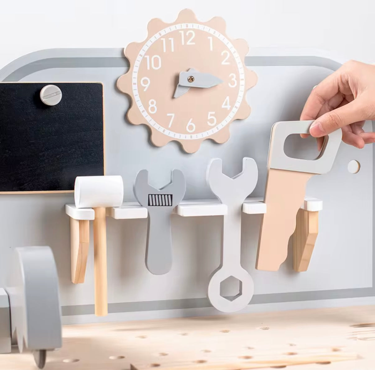 Wooden Tool Set Grey