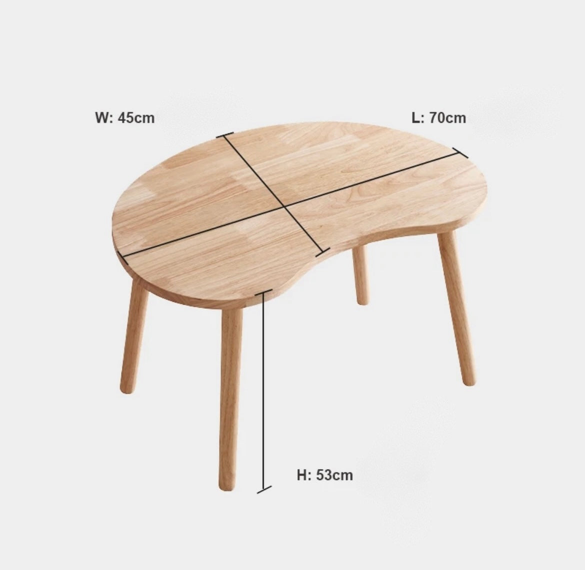 Wooden Table and matching chair