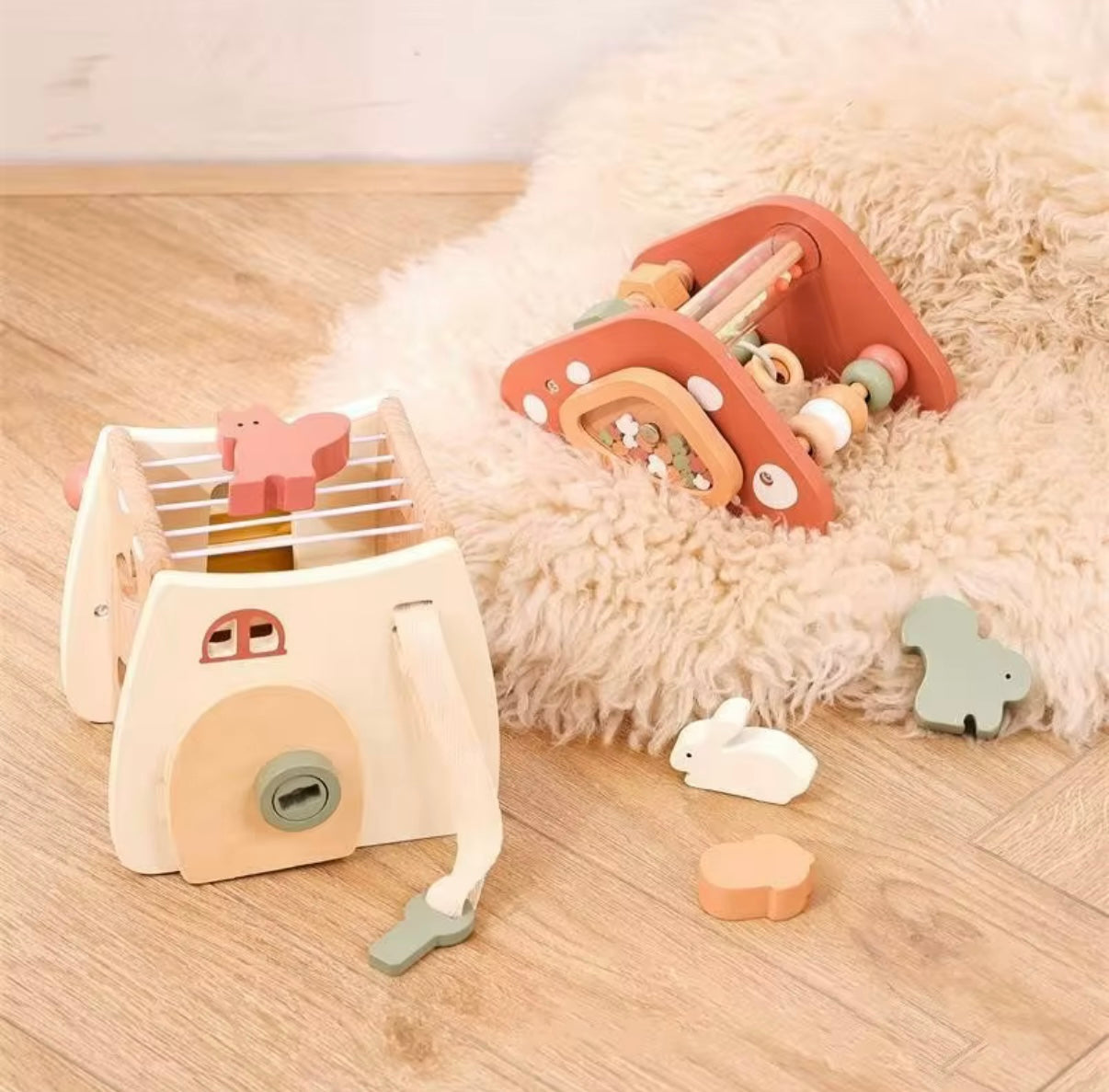 Montessori Wooden Mushroom Toy