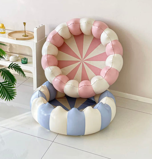 Pink Stripe Inflatable pool