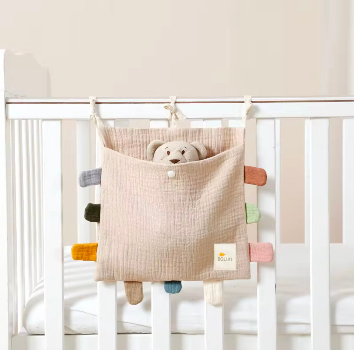 Baby bed side organizer