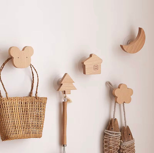 Wooden Wall Hooks