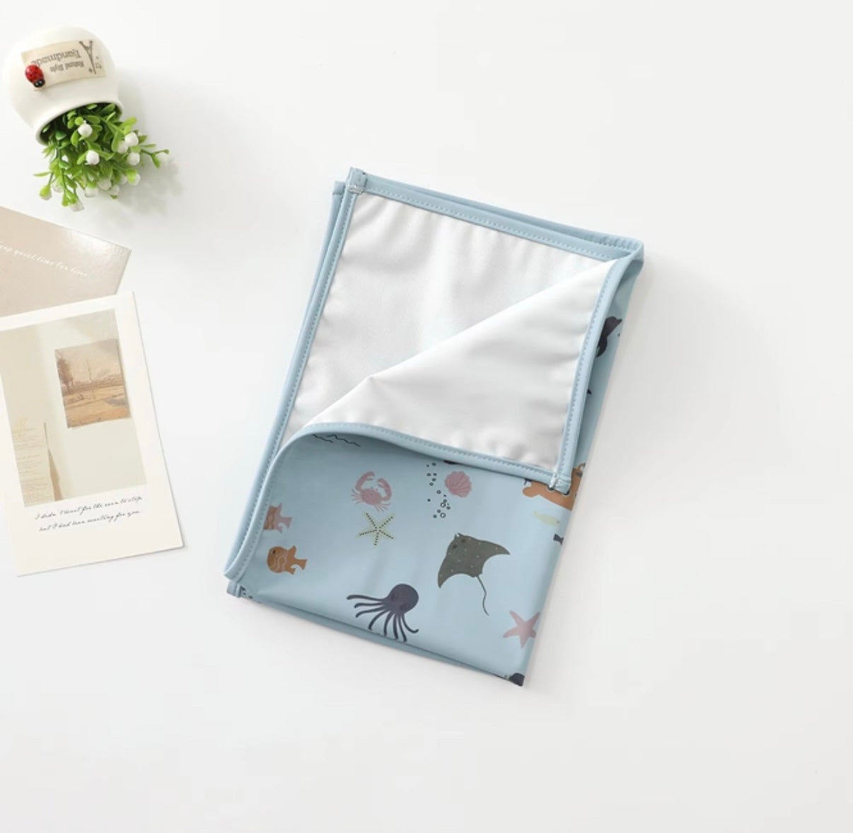 Baby portable PU Diaper changing Mat