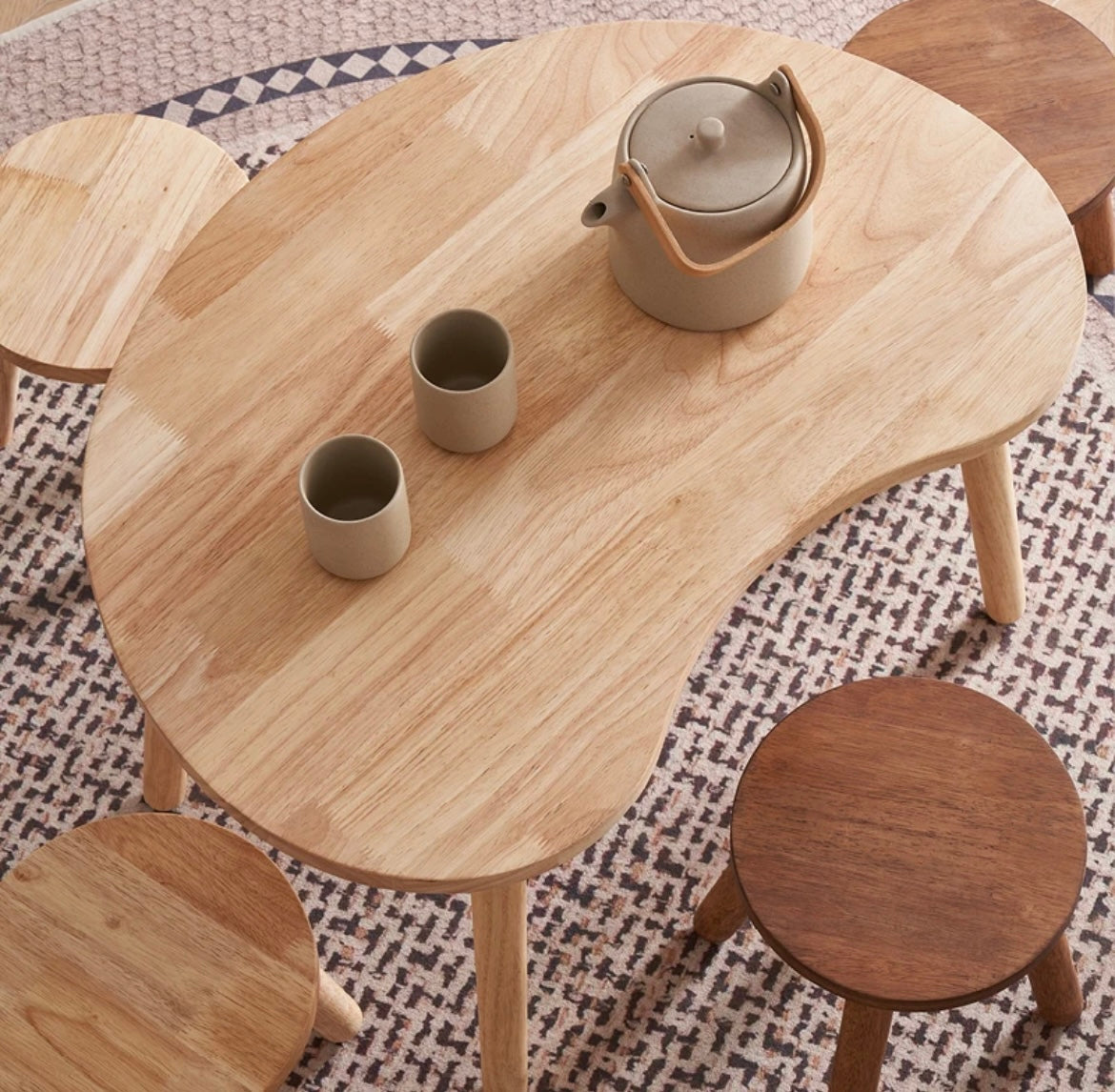 Wooden Table and matching chair