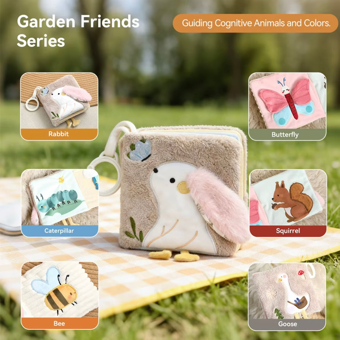 Soft Rabbit busy book