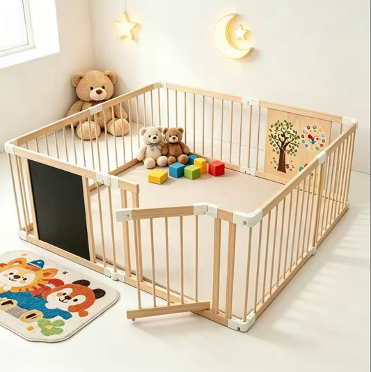 Wooden Baby Playpen