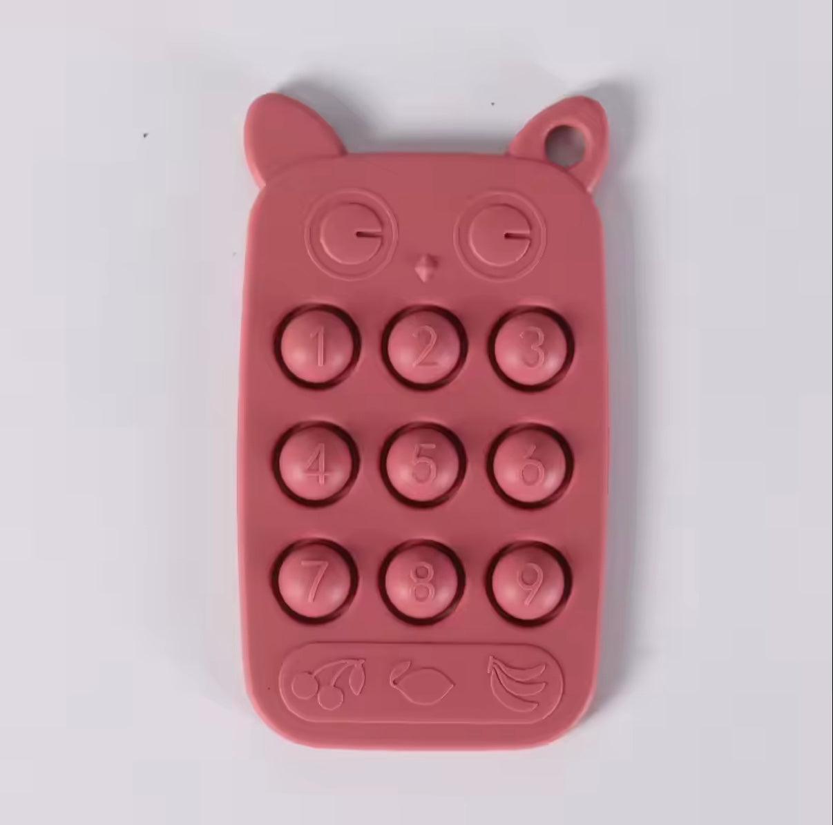 Teething Owl phone toy