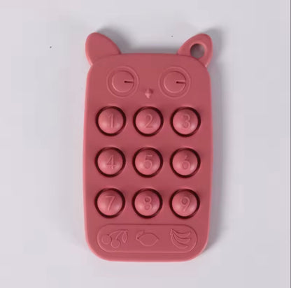 Teething Owl phone toy