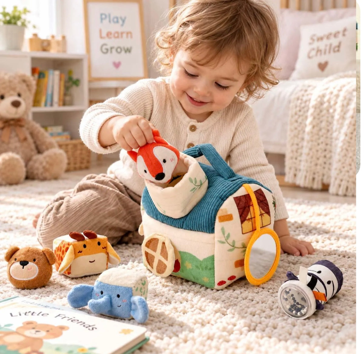 Plush toy house