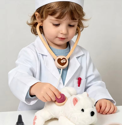 Wooden Pet Vet Play Set