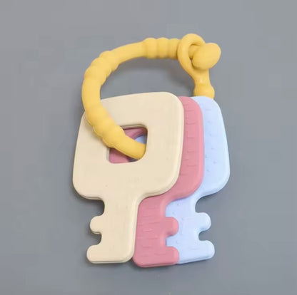Teething toy keychain