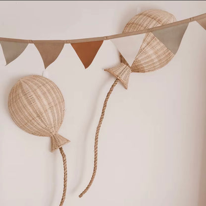Rattan Wall Hanging Balloon
