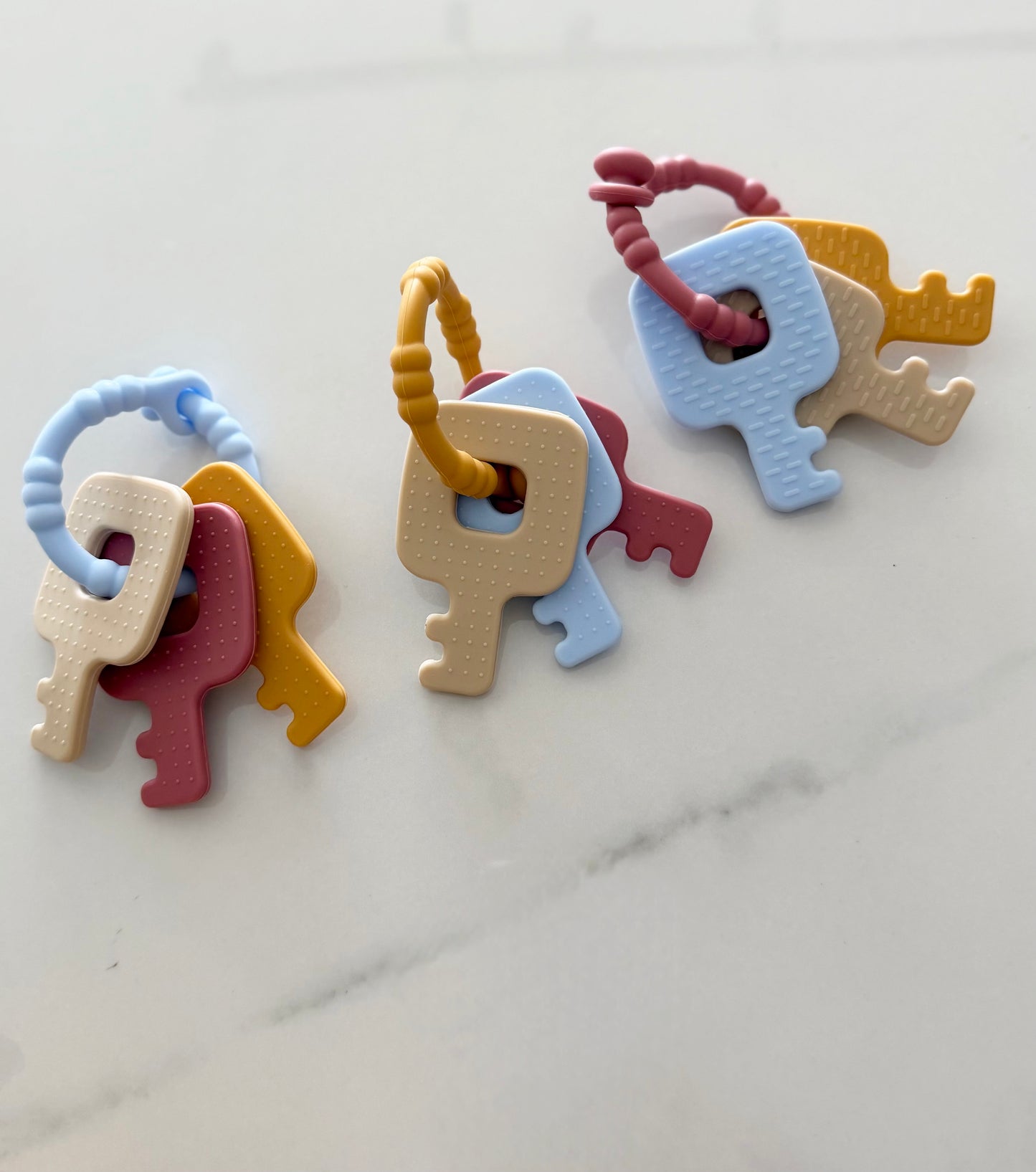 Teething toy keychain