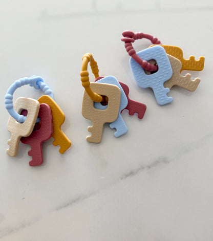 Teething toy keychain