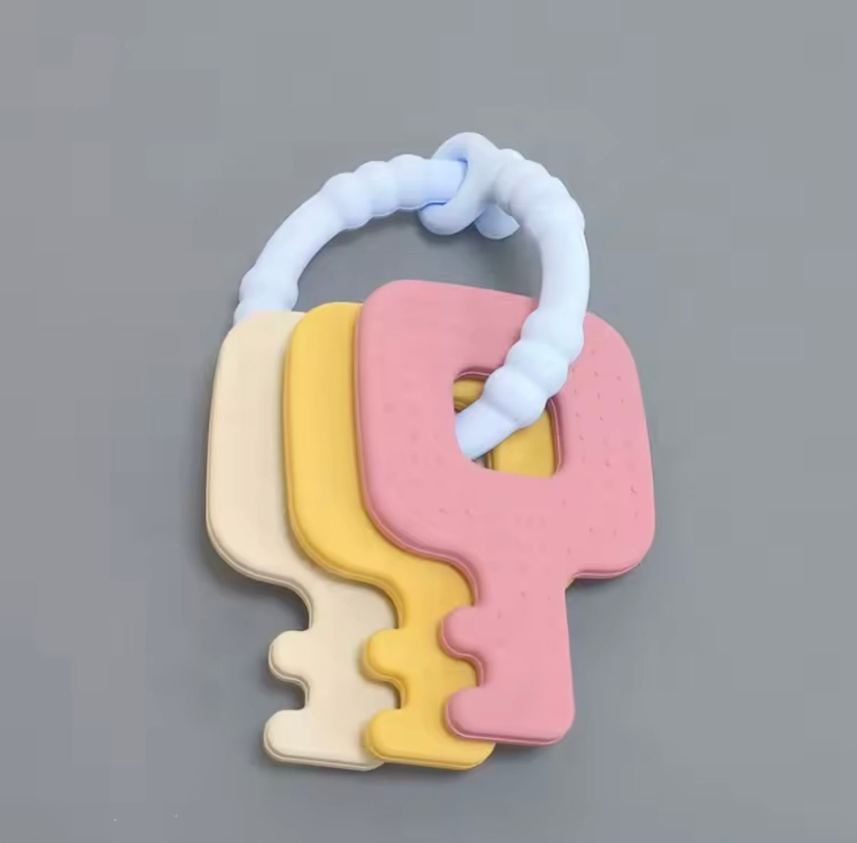 Teething toy keychain