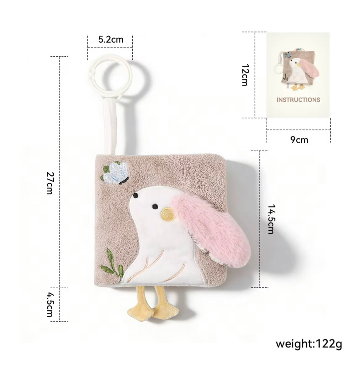 Soft Rabbit busy book