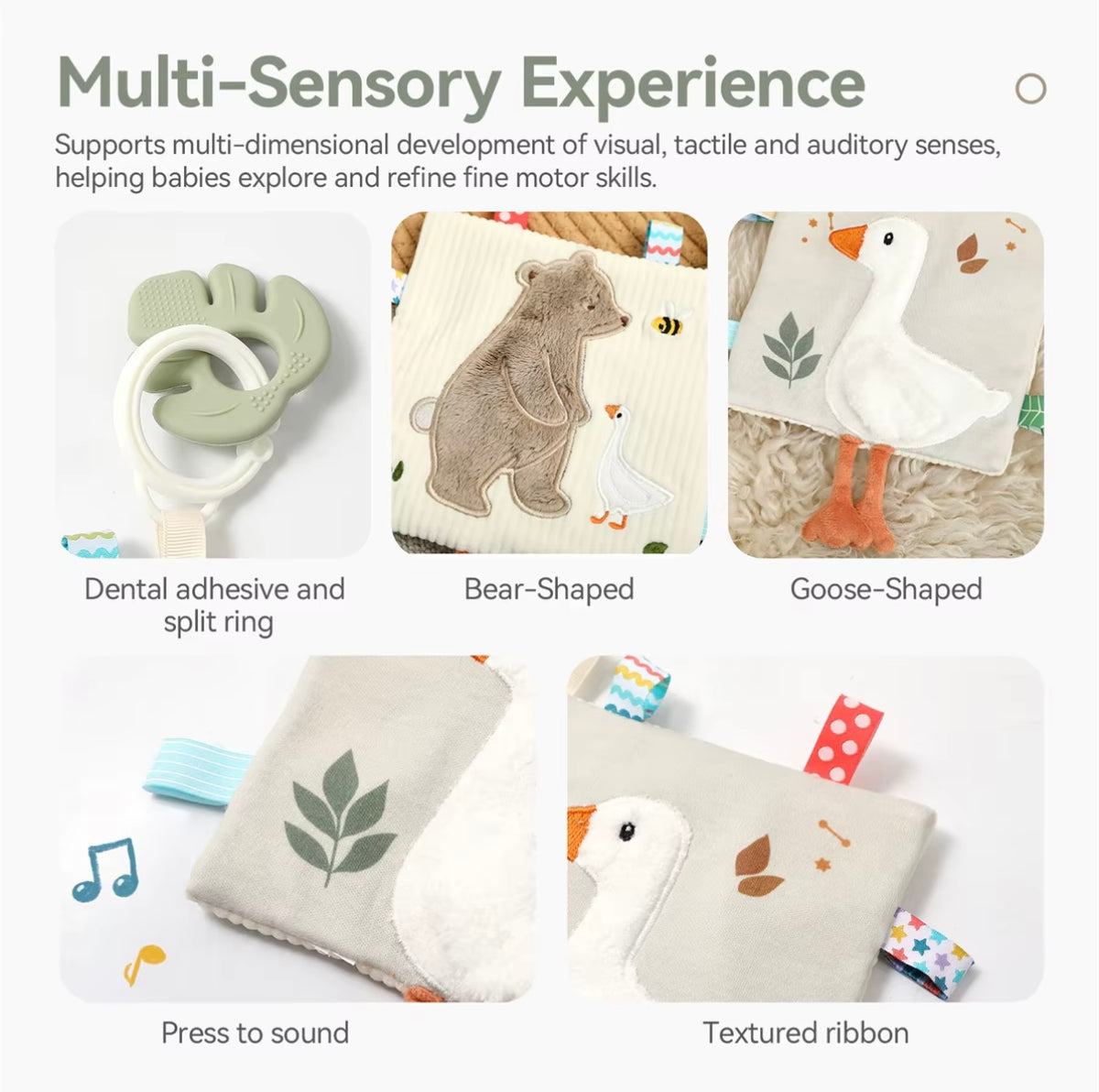 Soft Bear busy book