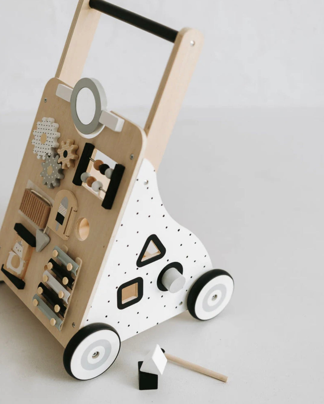Wooden activity walker