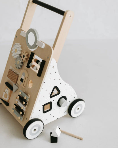 Wooden activity walker