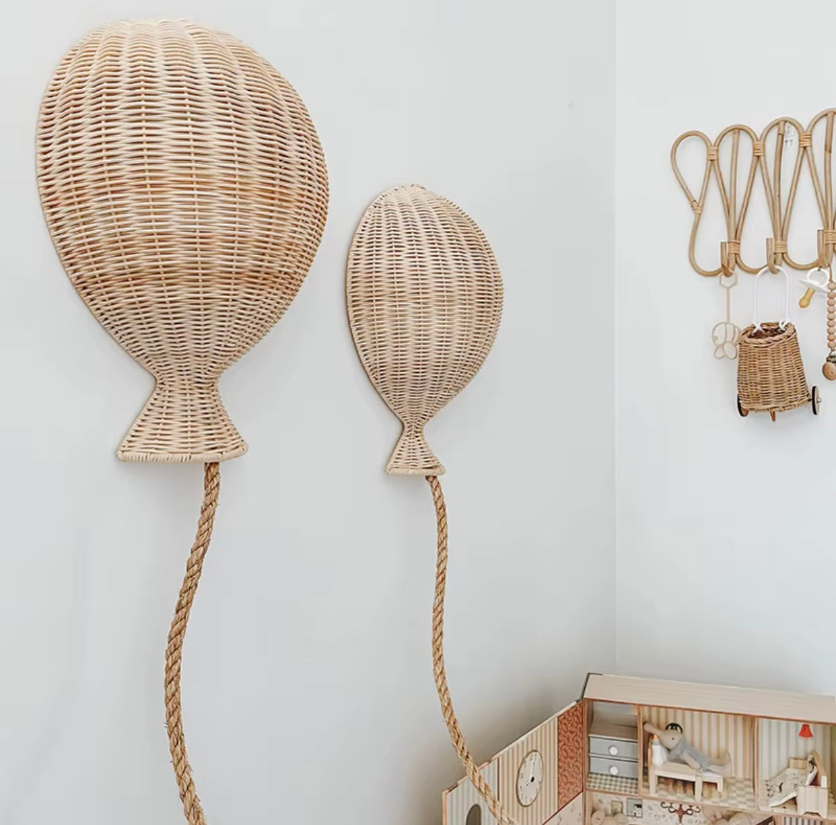 Rattan Wall Hanging Balloon
