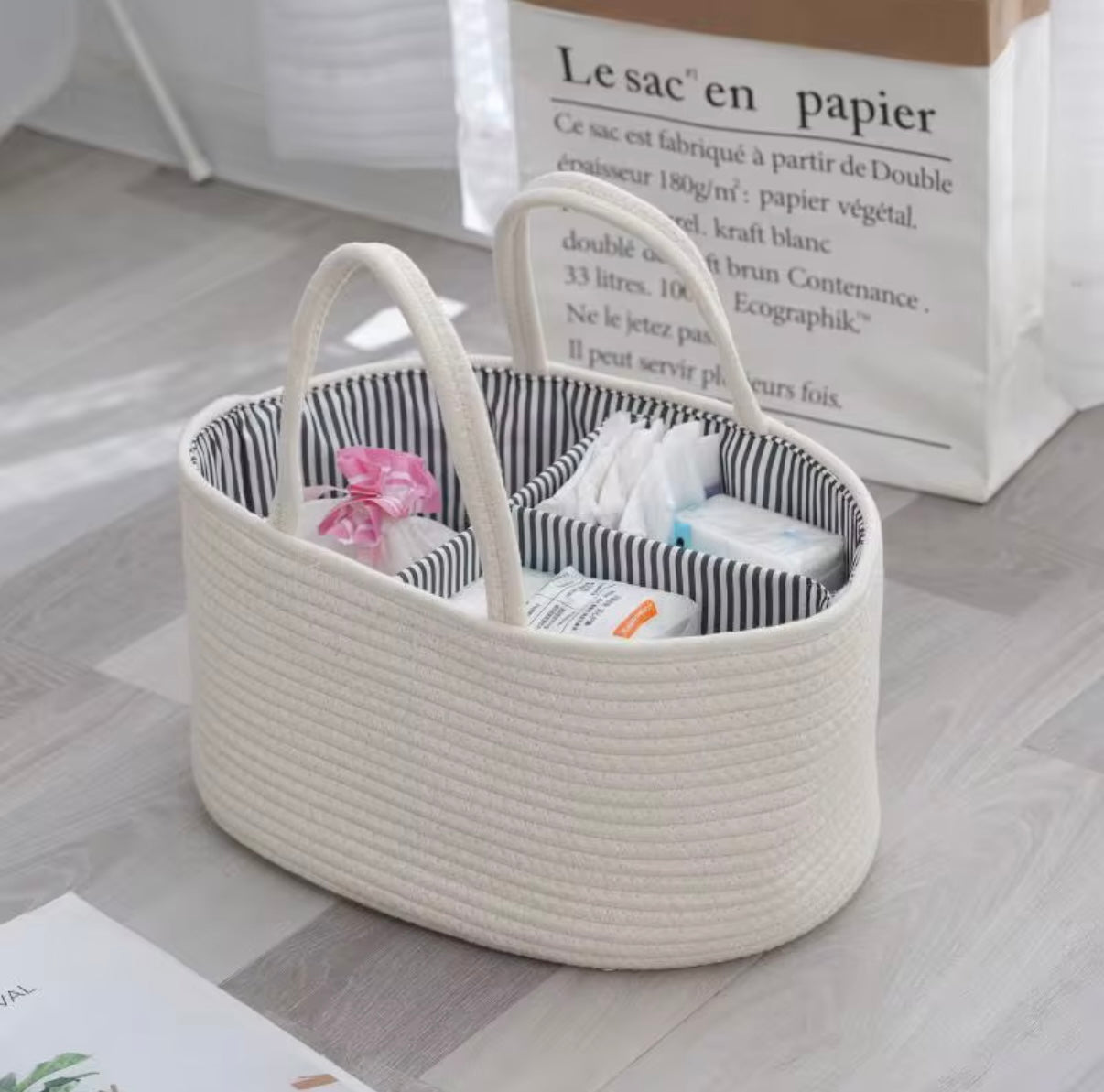 Rope Diaper Storage