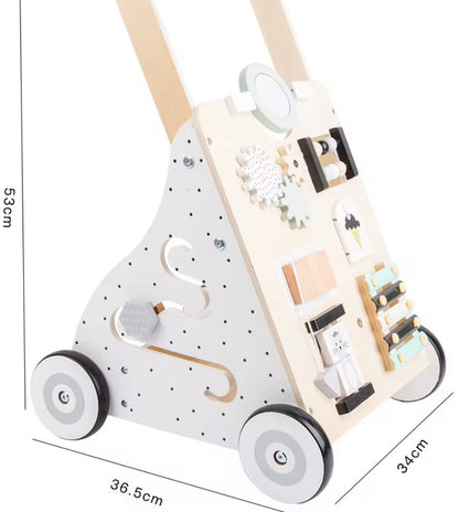 Wooden activity walker
