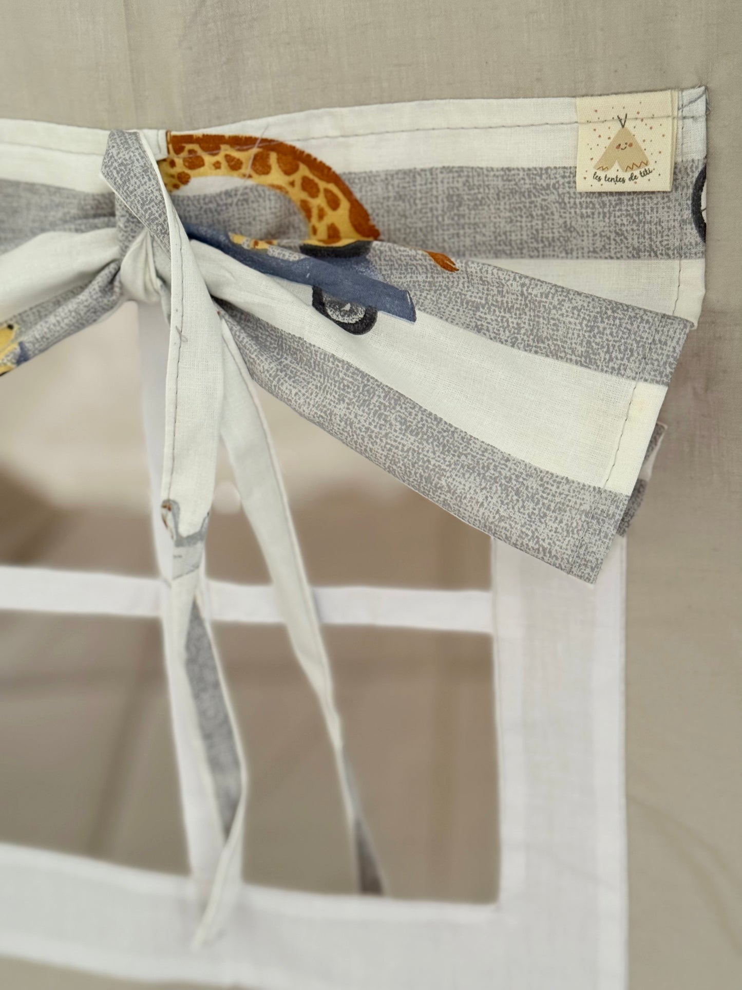 Teepee Giraffe on the Bike