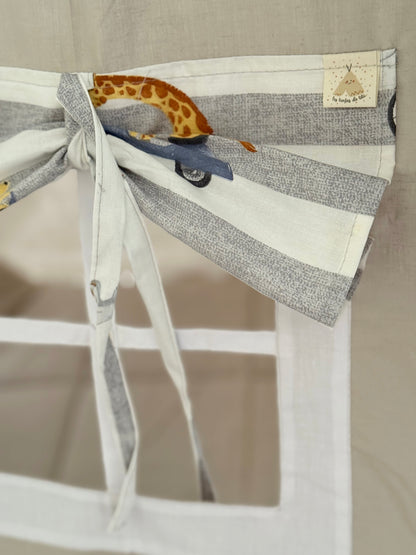 Teepee Giraffe on the Bike