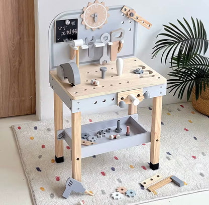 Wooden Tool Set Grey