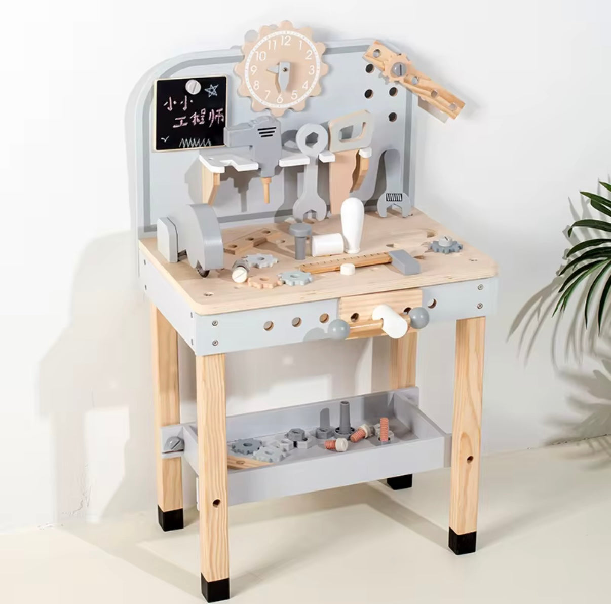 Wooden Tool Set Grey