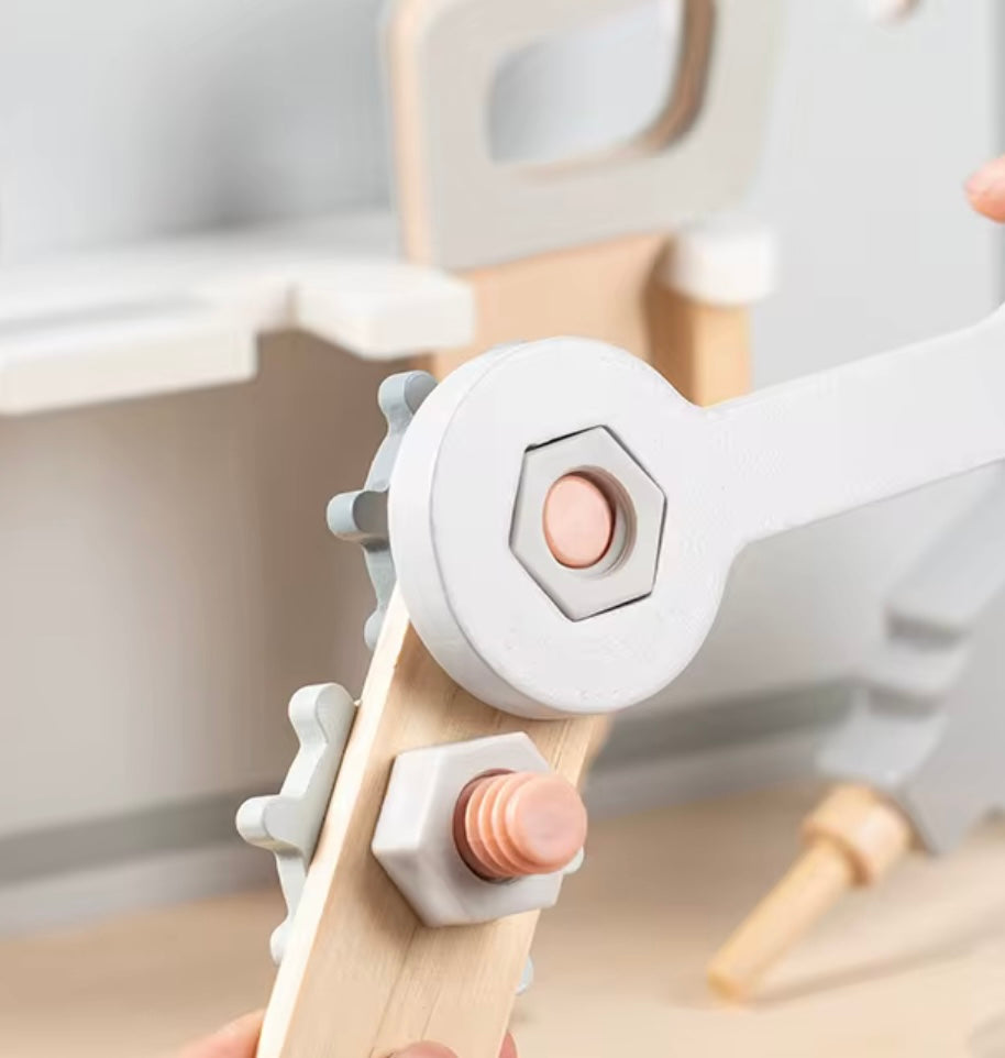 Wooden Tool Set Grey