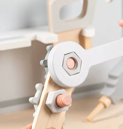 Wooden Tool Set Grey