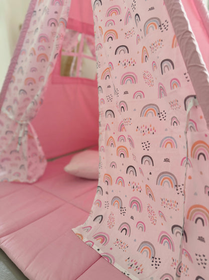 Teepee Pink Rainbow