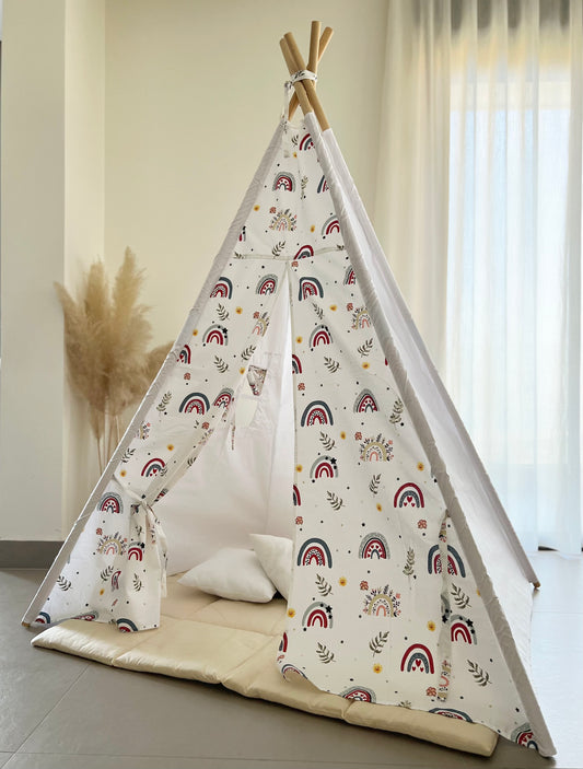 Teepee Boho Rainbow