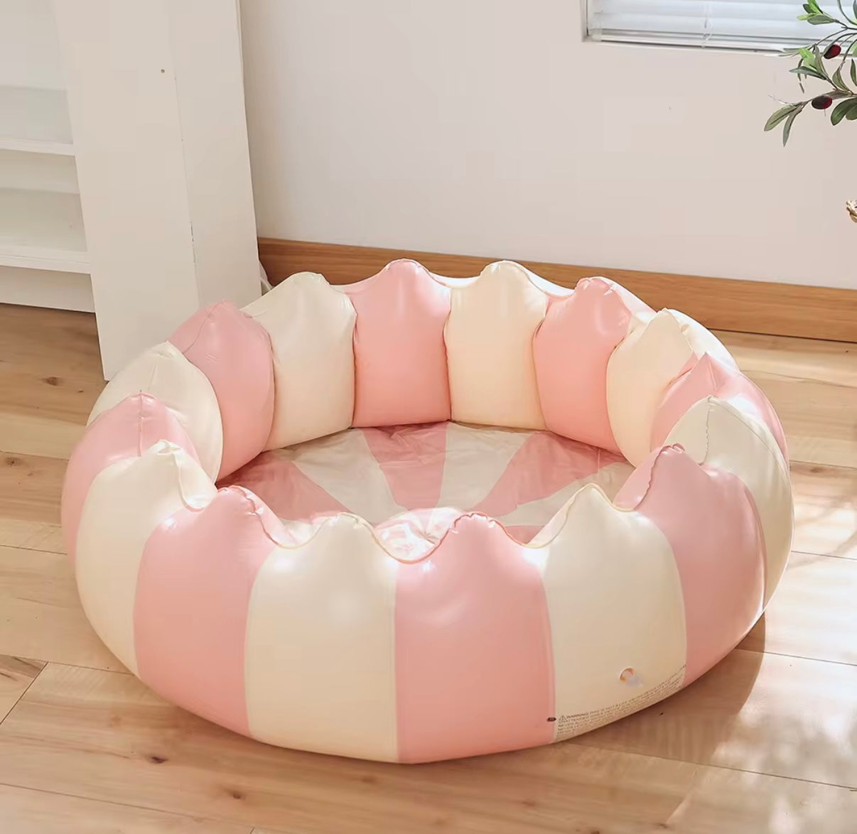 Pink Stripe Inflatable pool