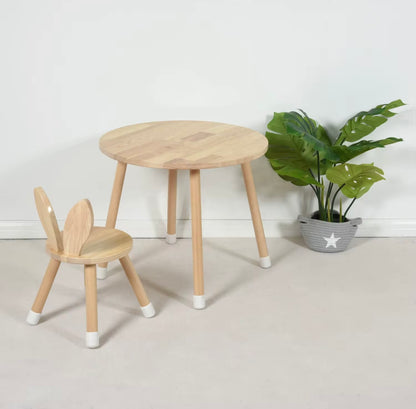 Wooden Table and matching chair