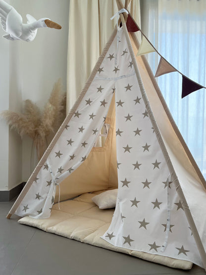 Teepee Beige Star