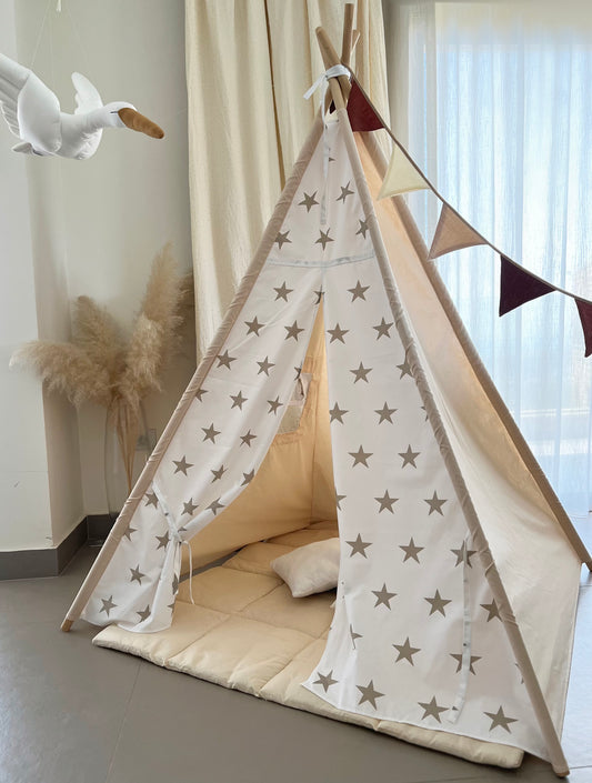 Teepee Beige Star