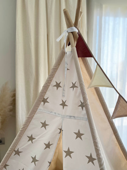 Teepee Beige Star