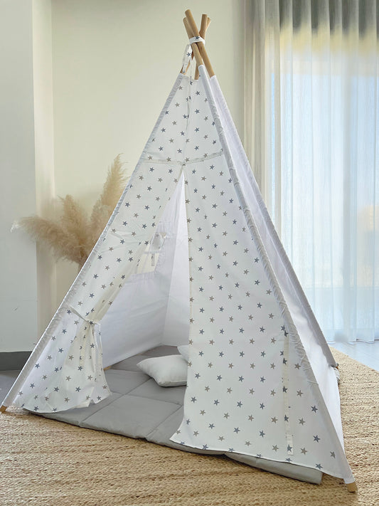 Teepee Grey Stars