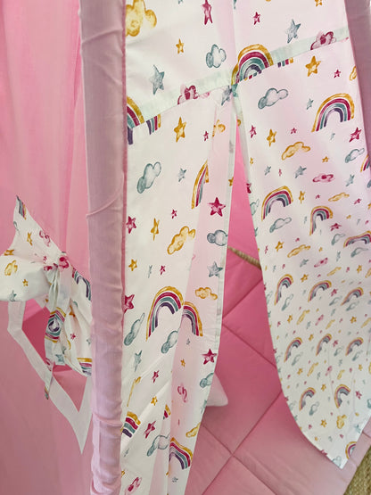 Teepee Pink Rainbow